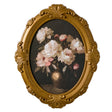 Kirkton House Floral Oval Frame Art