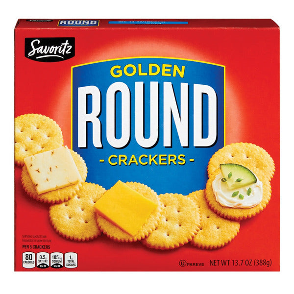 Savoritz Golden Round Crackers