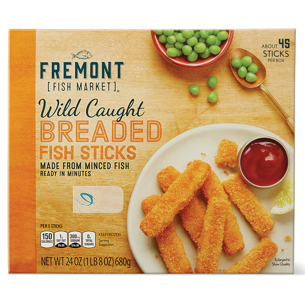 Fremont Fish Market Wild Caught Breaded Fish Sticks