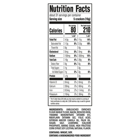 Nabisco Family Size Fresh Stacks Crackers