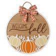 Kirkton House Fall Circle Sign, Welcome Fall