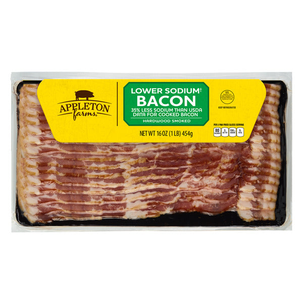 Appleton Farms Lower Sodium Bacon