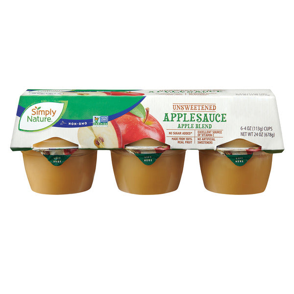 Simply Nature Unsweetened Applesauce Cups