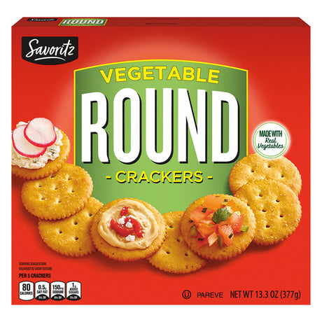 Savoritz Vegetable Round Crackers