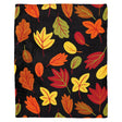 Kirkton House Leaf Toss Plush Throw - 50" X 60"