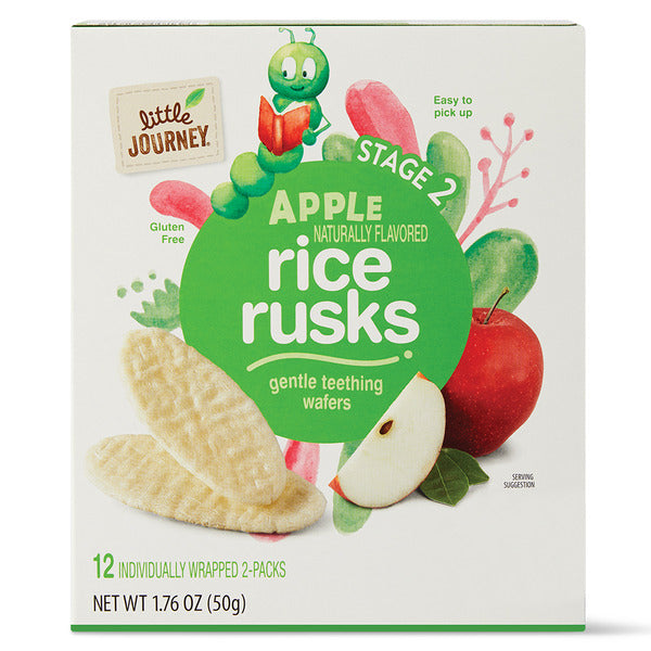 Little Journey Apple Rice Rusks