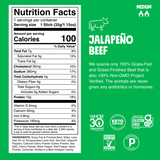 Chomps Jalapeño Beef Sticks Medium 1.15 oz