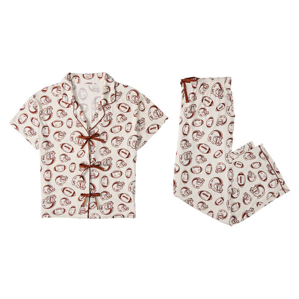 Serra Beige Gameday Pajamas - L