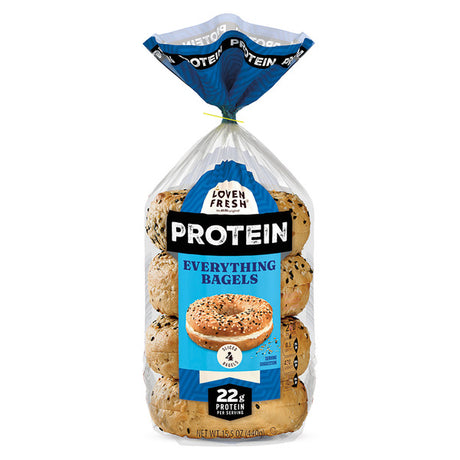 L'oven Fresh Everything Protein Bagels