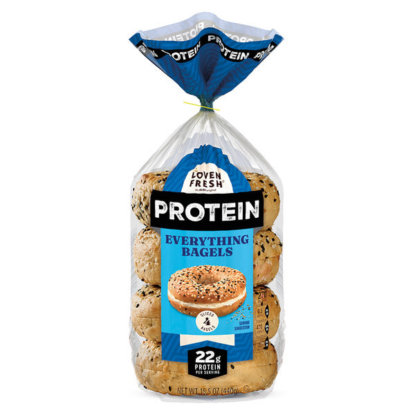 L'oven Fresh Everything Protein Bagels