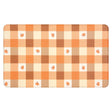 Kirkton House Pumpkin Gingham Comfort Mat - 18" X 30"