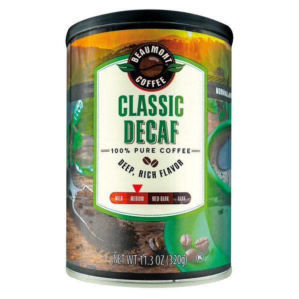 Beaumont Classic Medium Decaf Ground Coffee