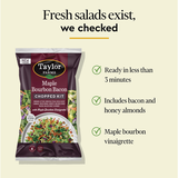 Maple Bourbon Bacon Salad Kit