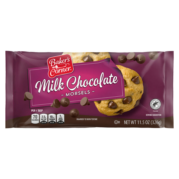 Baker's Corner Milk Chocolate Morsels