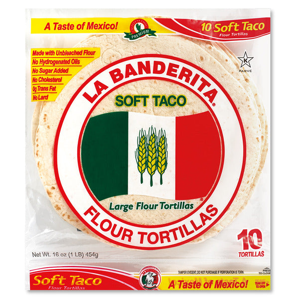 La Banderita Soft Taco Flour Tortillas