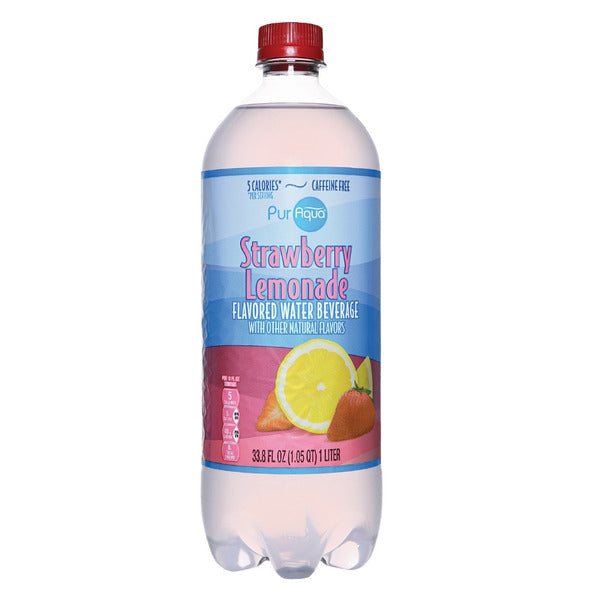 Puraqua Strawberry Lemonade Flavored Water