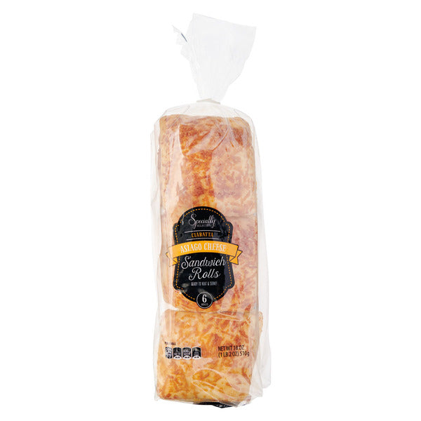 Specially Selected Asiago Cheese Ciabatta Rolls