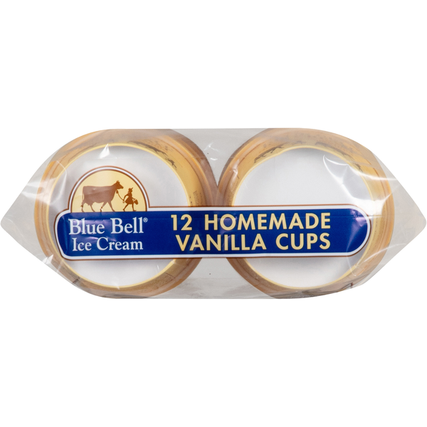 Blue Bell Vanilla/Chocolate Cups