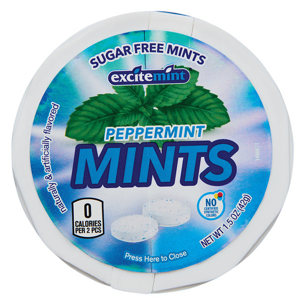 Excitemint Sugar Free Peppermint Mints