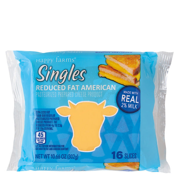 Happy Farms 2% Milk Reduced Fat American Cheese Singles
