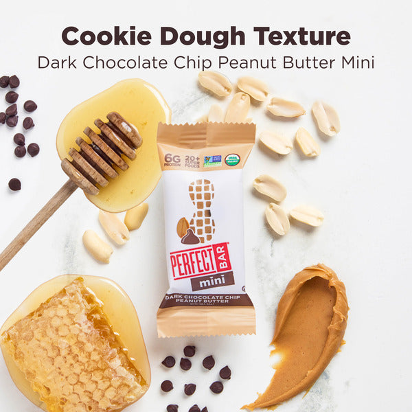 Perfect Bar Dark Chocolate Chip Peanut Butter Mini Protein Bars 8 Count