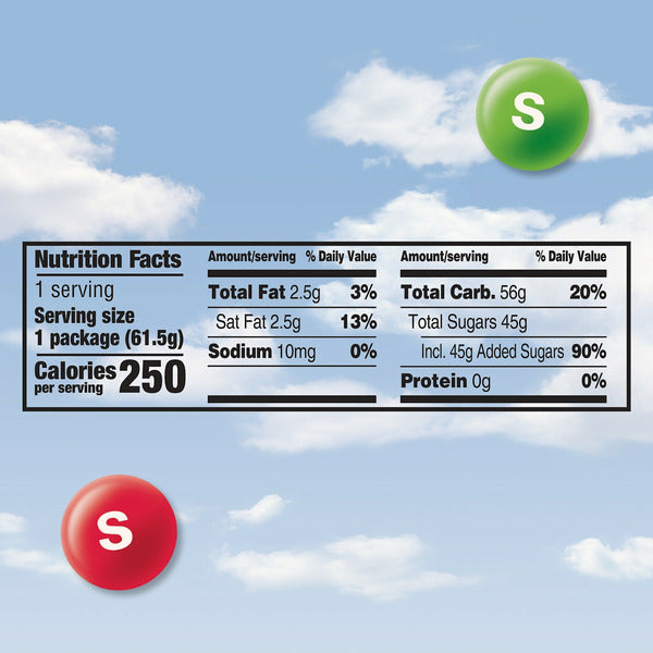 Mars Skittles Original Fruity Chewy Candy 2.17 oz Single Bag