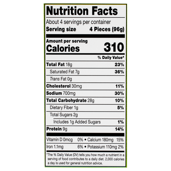 Branded FarmRich Spinach Artichoke Dip Bites