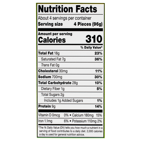 Branded FarmRich Spinach Artichoke Dip Bites