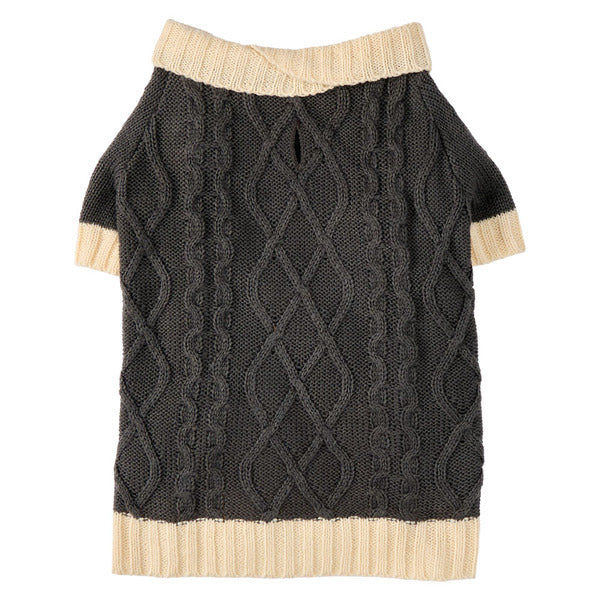 Heart To Tail Cowl Neck Pet Sweater - XS