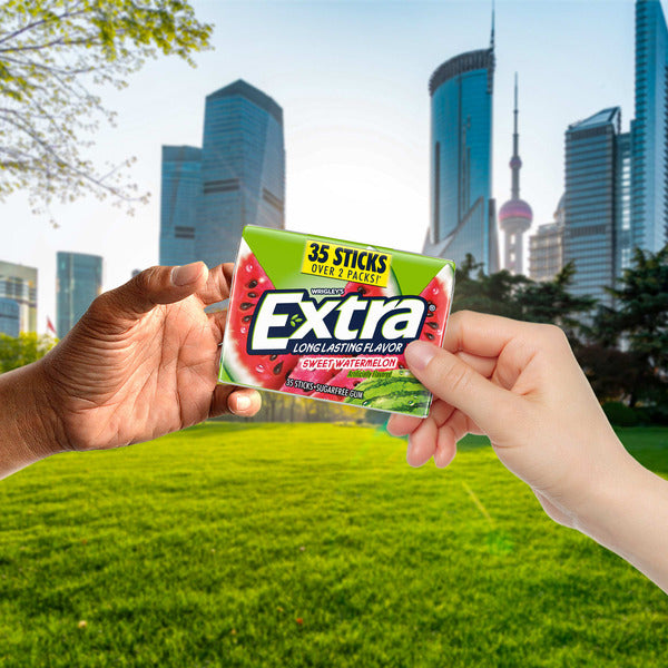 Extra Sweet Watermelon Sugar-Free Chewing Gum 35-Count Mega Pack