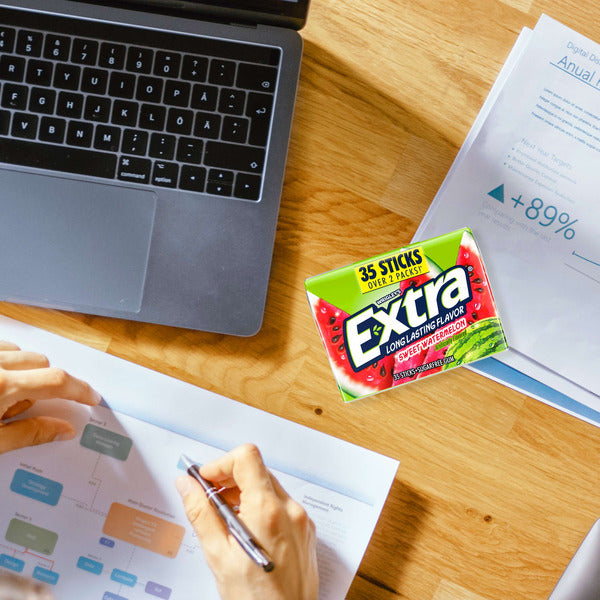 Extra Sweet Watermelon Sugar-Free Chewing Gum 35-Count Mega Pack
