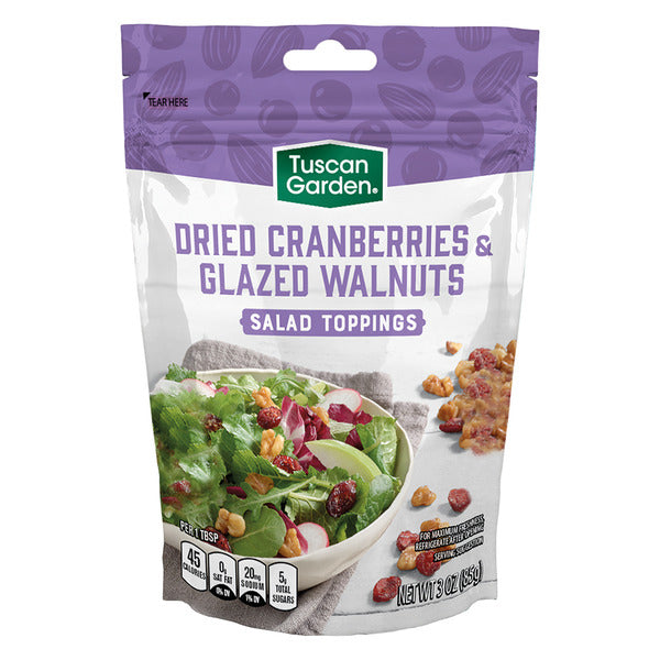 Tuscan Garden Dried Cranberries & Walnut Salad Toppings