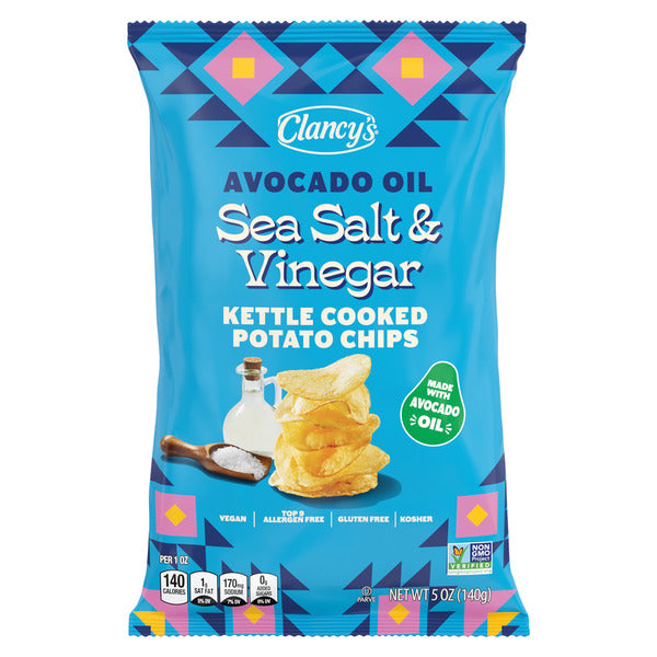 Clancy's Sea Salt & Vinegar Kettle Cooked Potato Chips