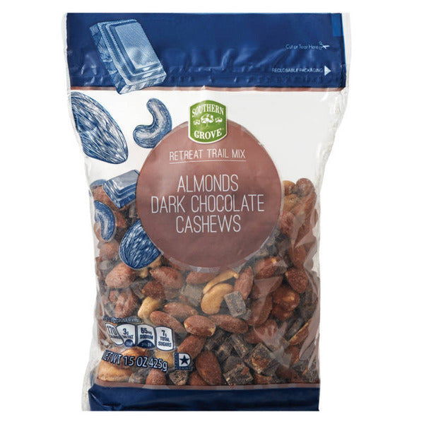Southern Grove Almond, Dark Chocolate & Cashews Trail Mix