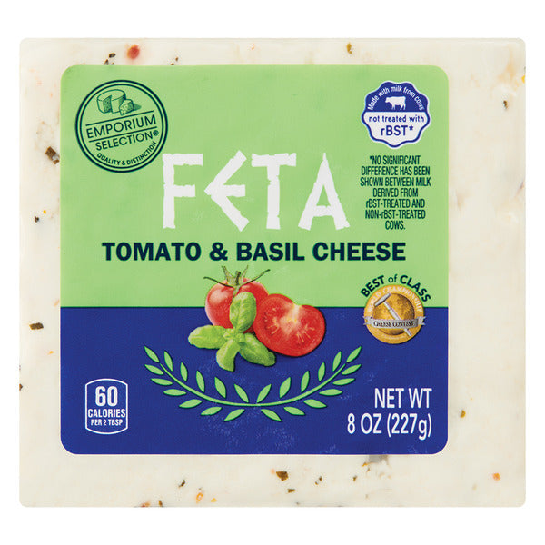 Emporium Selection Tomato and Basil Feta Cheese Block