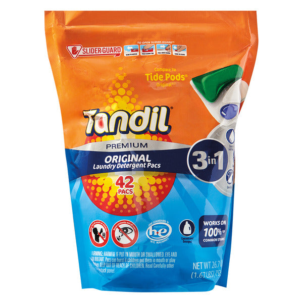 Tandil Premium Laundry Detergent Pacs, Original Scent