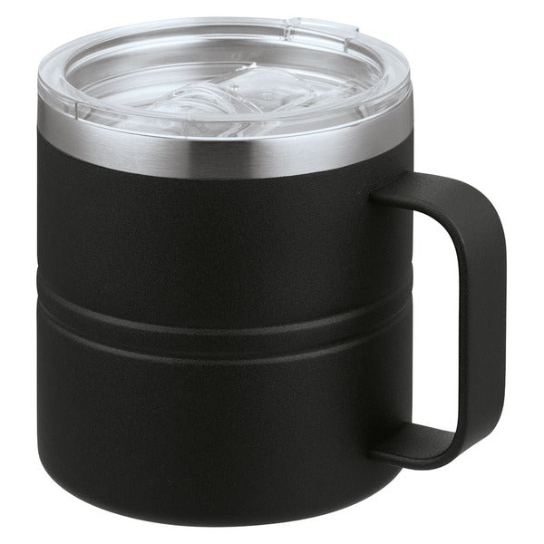 Crofton Black Stainless Steel Mug