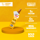 Chomps Original Turkey Chomplings Mini Sticks 6 Count 0.5 oz Each