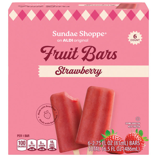 Sundae Shoppe Strawberry Fruit Bars