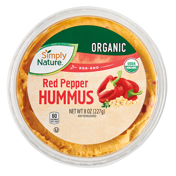 Simply Nature Organic Red Pepper Hummus