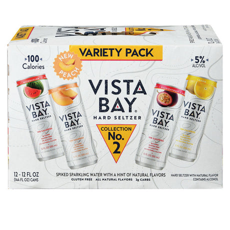Vista Bay Hard Seltzer Variety Pack - 12 Pack, 12 fl oz Cans