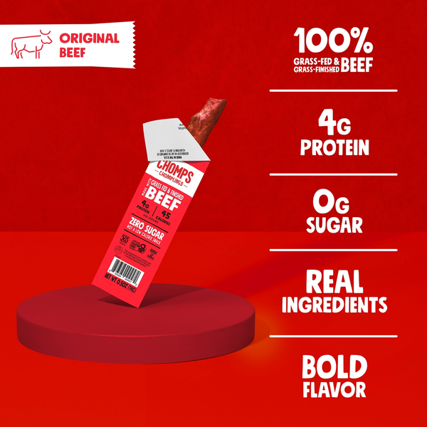 CHOMPS Chomplings Original Beef Mild 0.5 oz Snack Stick