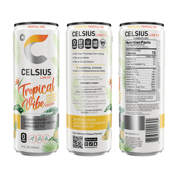 Celsius Sparkling Tropical Vibe