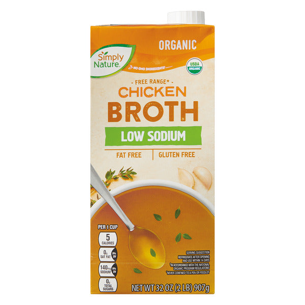 Simply Nature Organic Low Sodium Chicken Broth