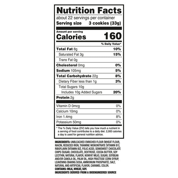 Nabisco Party Size Original Chips Ahoy Cookies
