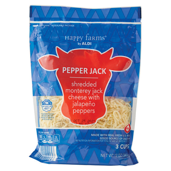 Happy Farms Pepper Jack Shredded Cheese