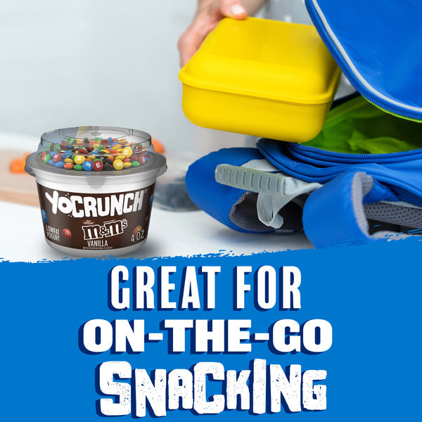 Yocrunch Oreo and M&M Yogurt Multipack, 8 count