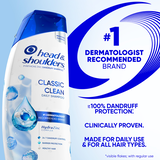 Head & Shoulders Classic Clean Daily Shampoo 12.5 fl oz