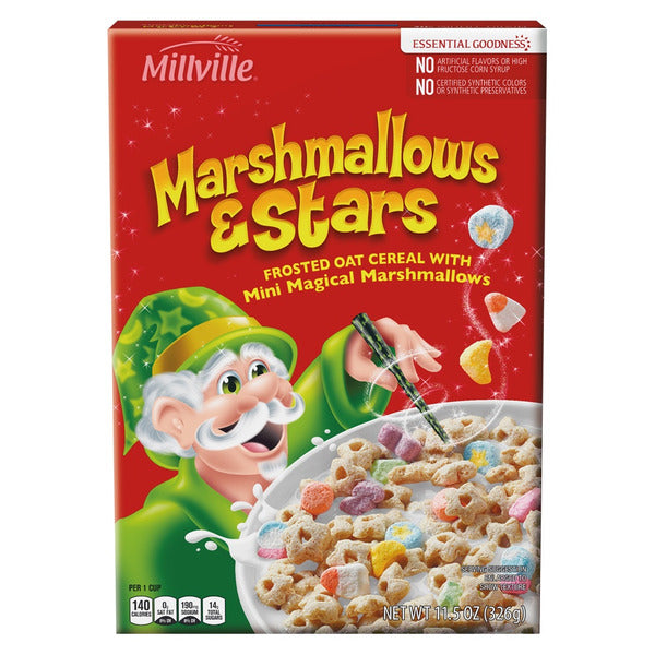 Millville Marshmallow and Stars Cereal