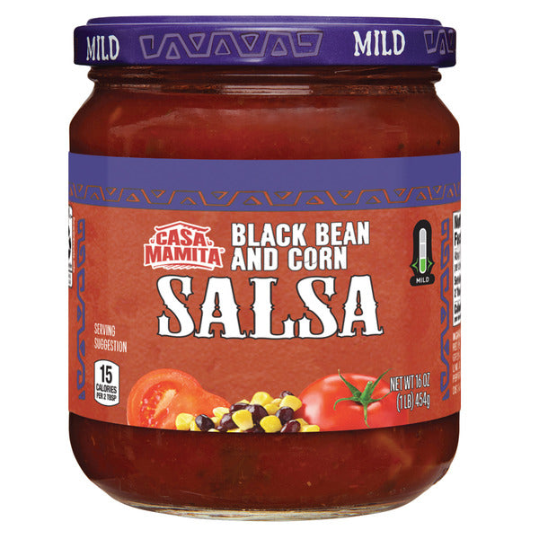 Casa Mamita Black Bean & Corn Salsa, Mild